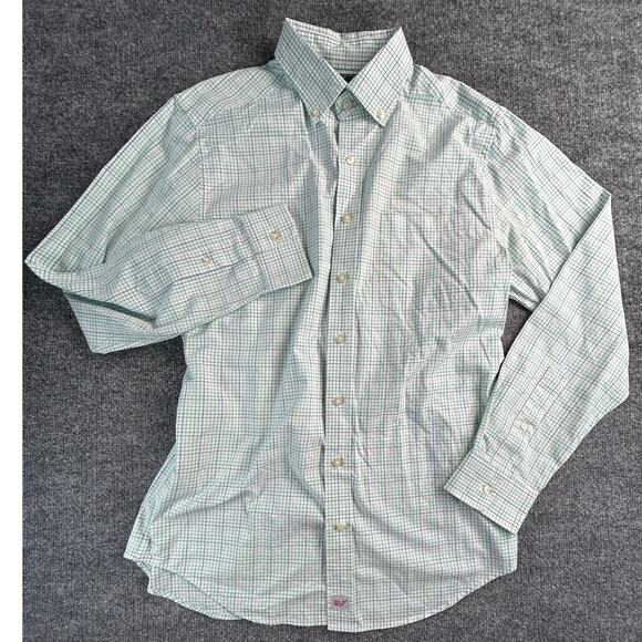 Vineyard Vines Other - Vineyard Vines Slim Fit Murray Shirt Men's M Green Blue Plaid Cotton Button Down